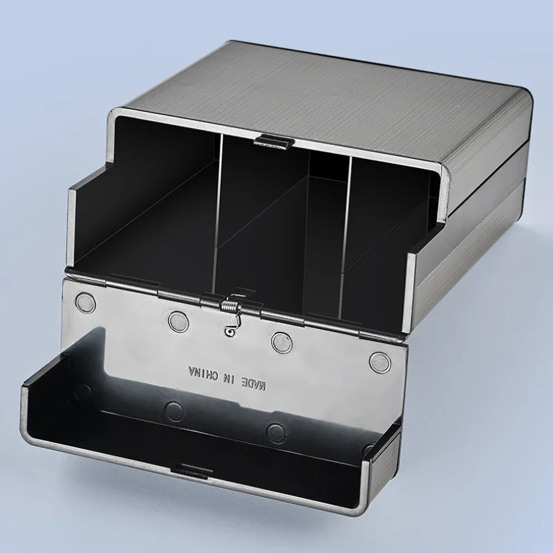 Zigarettenetui Etui 40 Zigaretten Box Dose Metall BigBox Tabakdose Klappdeckel