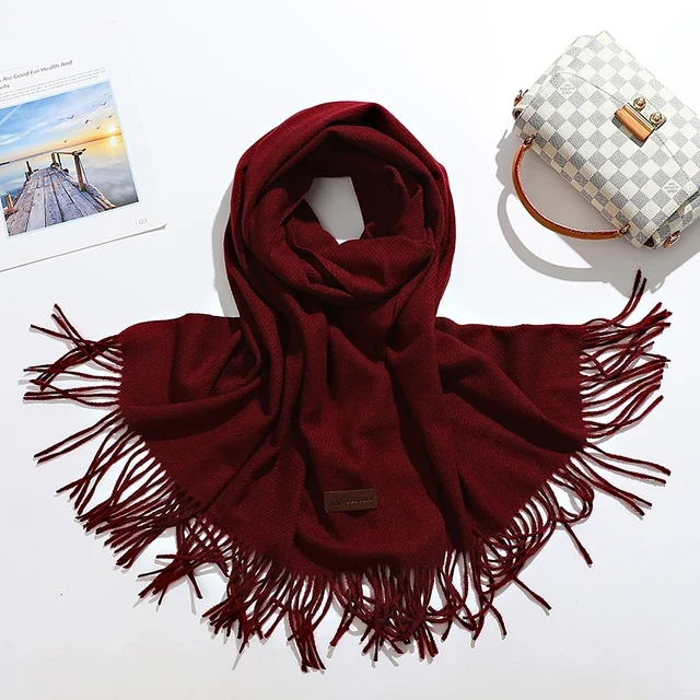 Damen Winterschal Viskose Stola Schlauchschal Halstuch Strickschal Loop NEU