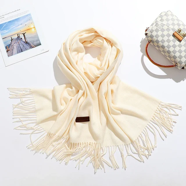 Damen Winterschal Viskose Stola Schlauchschal Halstuch Strickschal Loop NEU