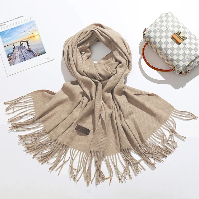 Damen Winterschal Viskose Stola Schlauchschal Halstuch Strickschal Loop NEU