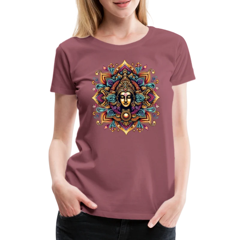 Damen Sommer Top Spirituelles Yoga T-Shirt Rundhals Streetwear lockeres Damentop
