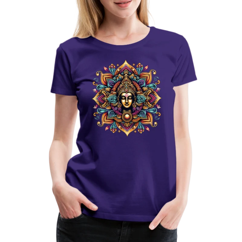 Damen Sommer Top Spirituelles Yoga T-Shirt Rundhals Streetwear lockeres Damentop