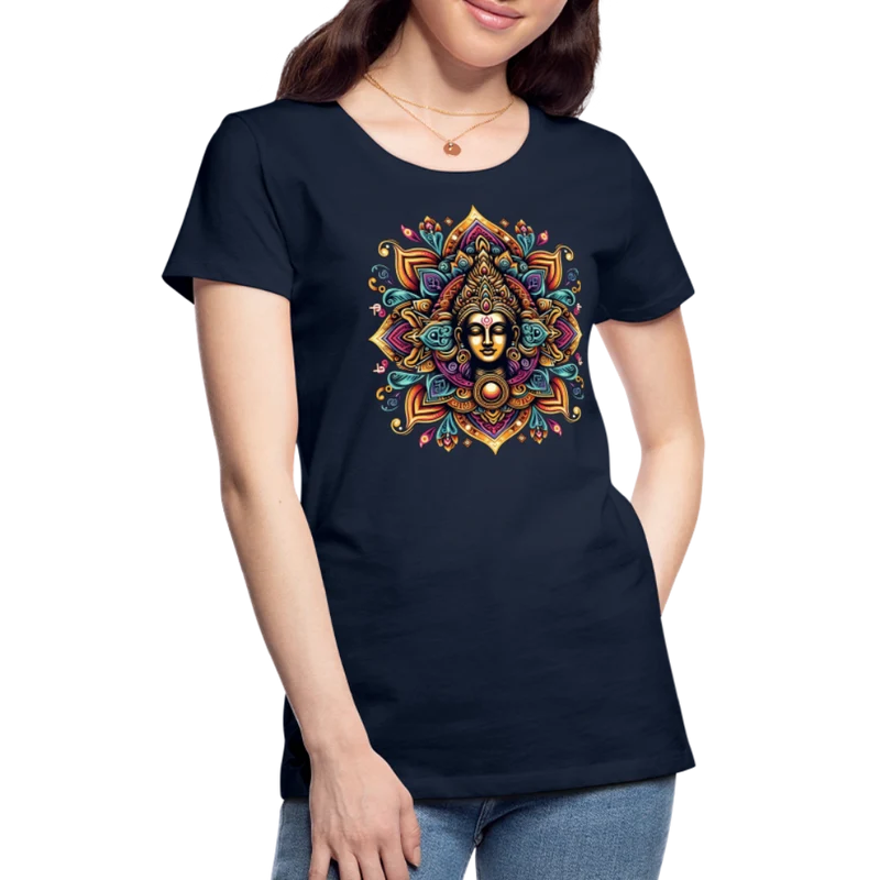 Damen Sommer Top Spirituelles Yoga T-Shirt Rundhals Streetwear lockeres Damentop