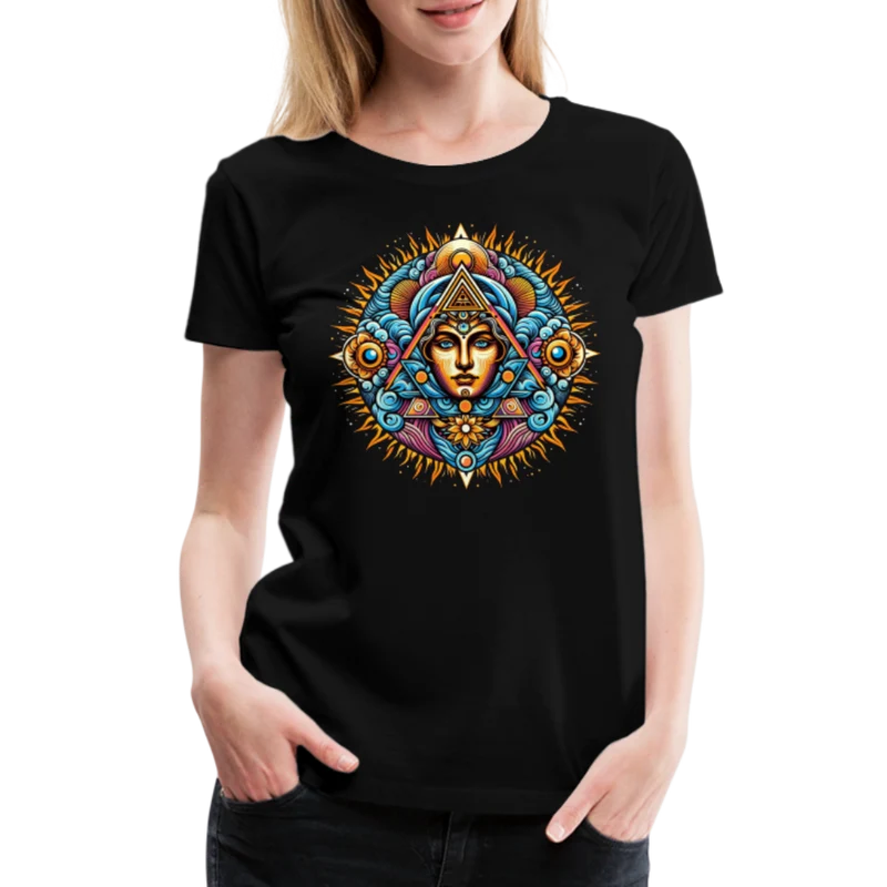 Damen Sommer Top Spirituelles Yoga T-Shirt Rundhals Streetwear lockeres Damentop