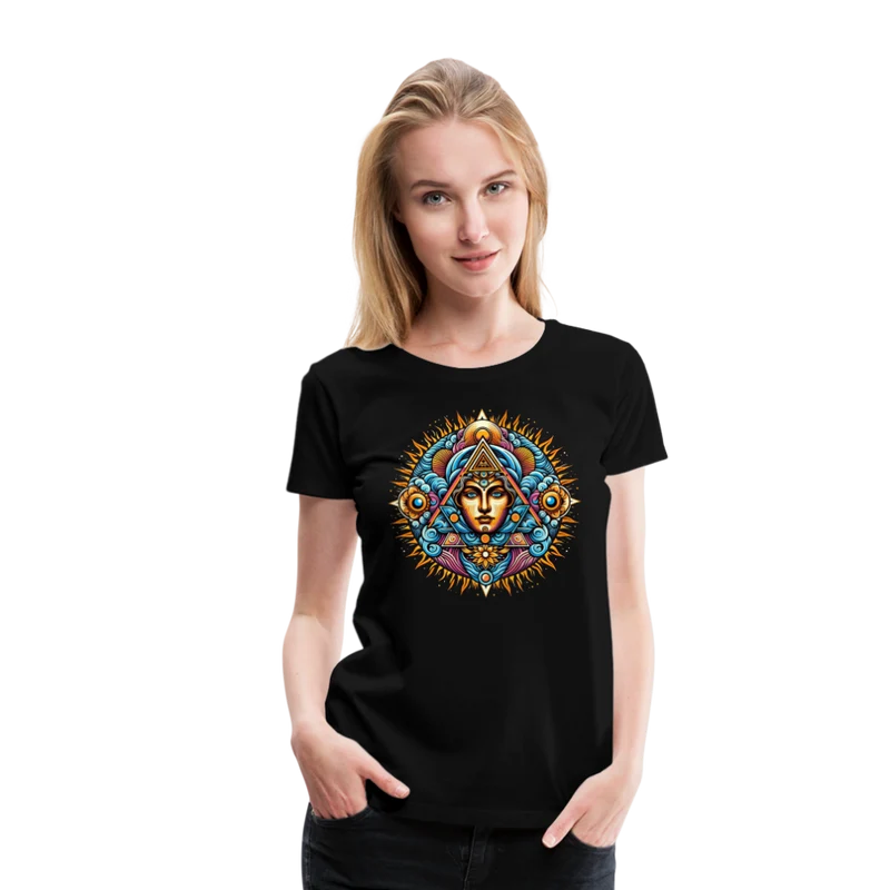 Damen Sommer Top Spirituelles Yoga T-Shirt Rundhals Streetwear lockeres Damentop