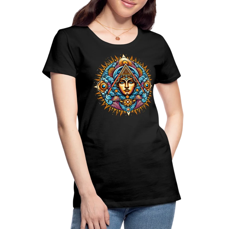 Damen Sommer Top Spirituelles Yoga T-Shirt Rundhals Streetwear lockeres Damentop