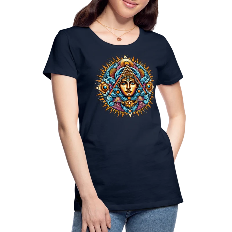 Damen Sommer Top Spirituelles Yoga T-Shirt Rundhals Streetwear lockeres Damentop