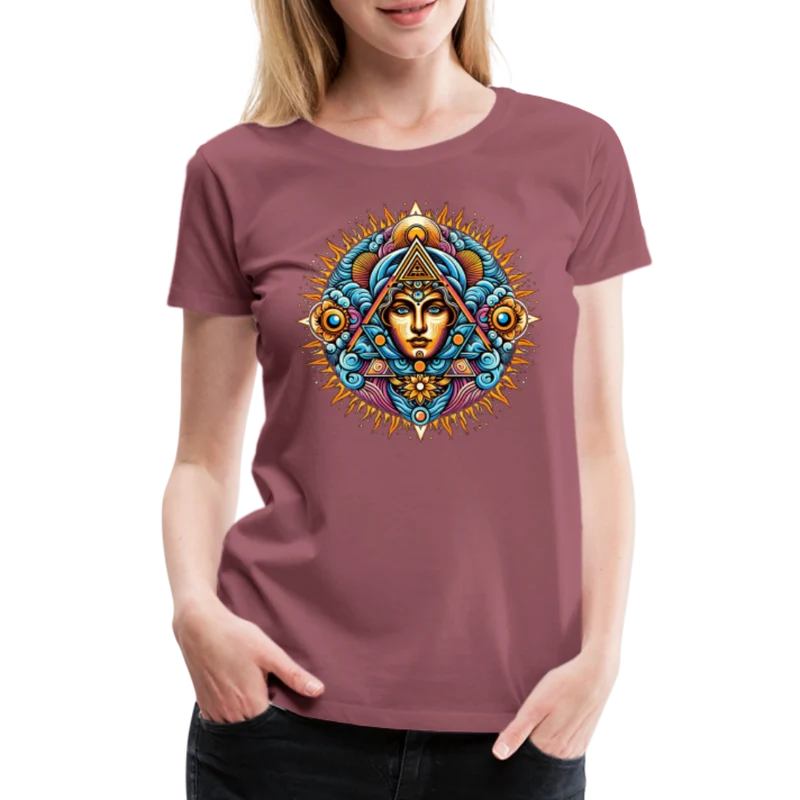 Damen Sommer Top Spirituelles Yoga T-Shirt Rundhals Streetwear lockeres Damentop