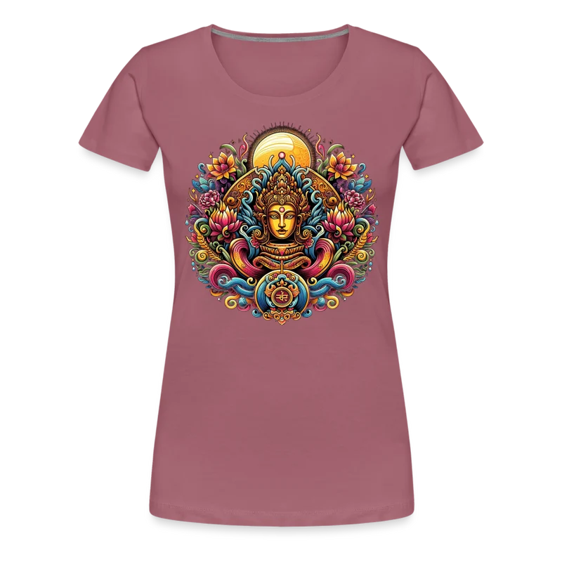 Damen Sommer Top Spirituelles Yoga T-Shirt Rundhals Streetwear lockeres Damentop