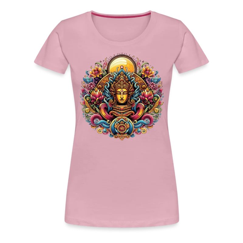 Damen Sommer Top Spirituelles Yoga T-Shirt Rundhals Streetwear lockeres Damentop