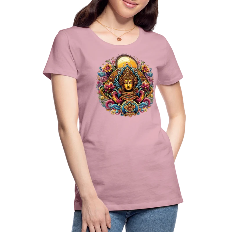 Damen Sommer Top Spirituelles Yoga T-Shirt Rundhals Streetwear lockeres Damentop