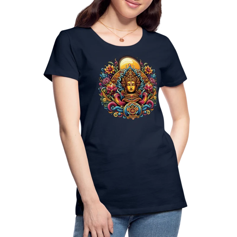 Damen Sommer Top Spirituelles Yoga T-Shirt Rundhals Streetwear lockeres Damentop
