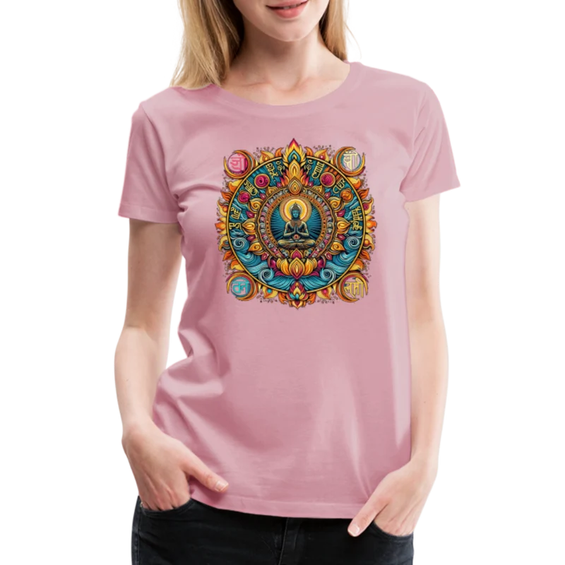 Damen Sommer Top Spirituelles Yoga T-Shirt Rundhals Streetwear lockeres Damentop