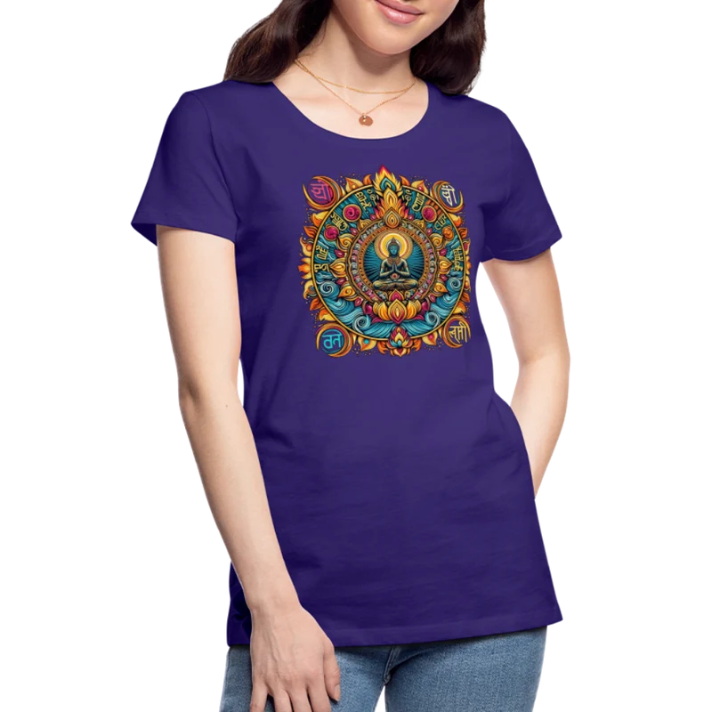 Damen Sommer Top Spirituelles Yoga T-Shirt Rundhals Streetwear lockeres Damentop