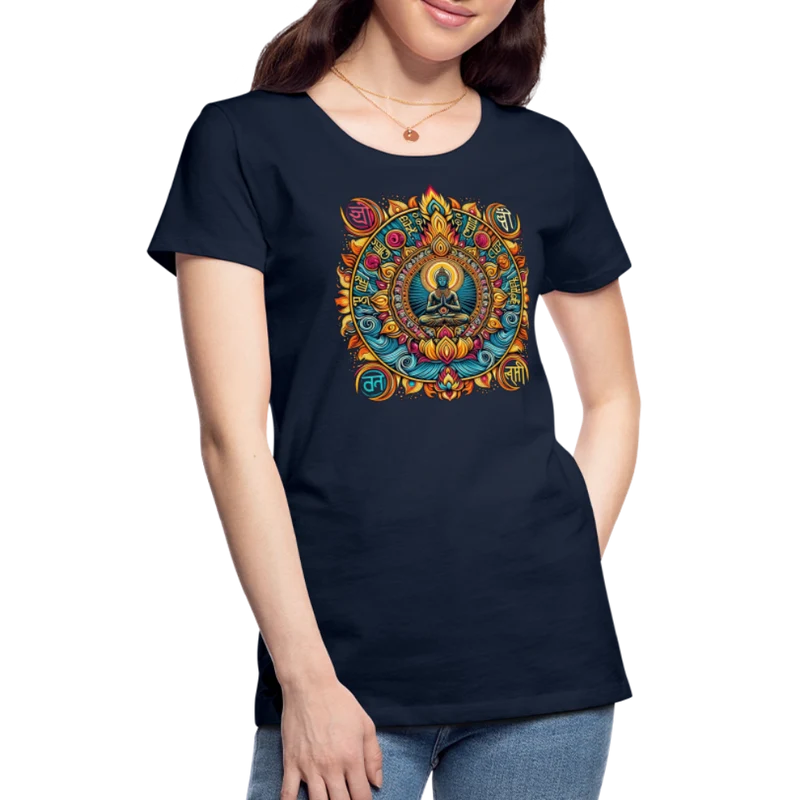 Damen Sommer Top Spirituelles Yoga T-Shirt Rundhals Streetwear lockeres Damentop