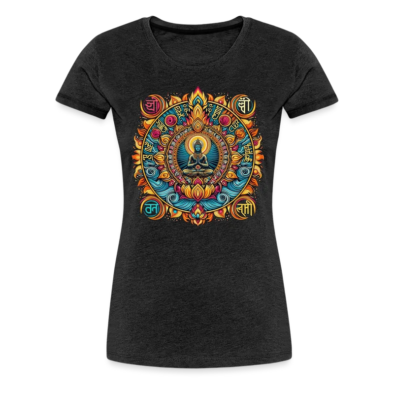 Damen Sommer Top Spirituelles Yoga T-Shirt Rundhals Streetwear lockeres Damentop