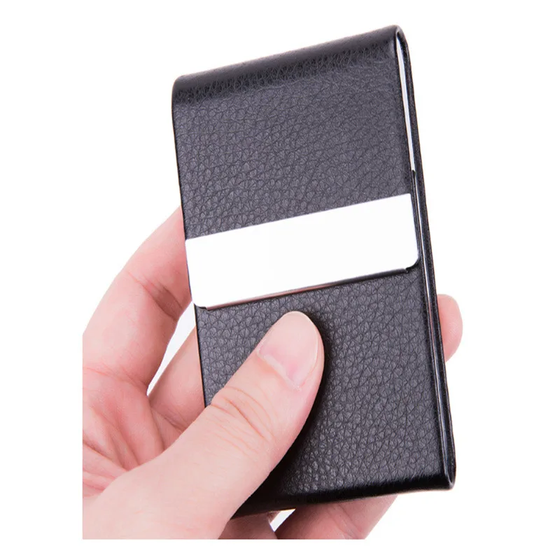 Zigarettenetui Mini Etui 7 Zigaretten Dose Metall Box Kunst Leder Tabakdose Neu
