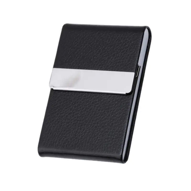 Zigarettenetui Mini Etui 7 Zigaretten Dose Metall Box Kunst Leder Tabakdose Neu