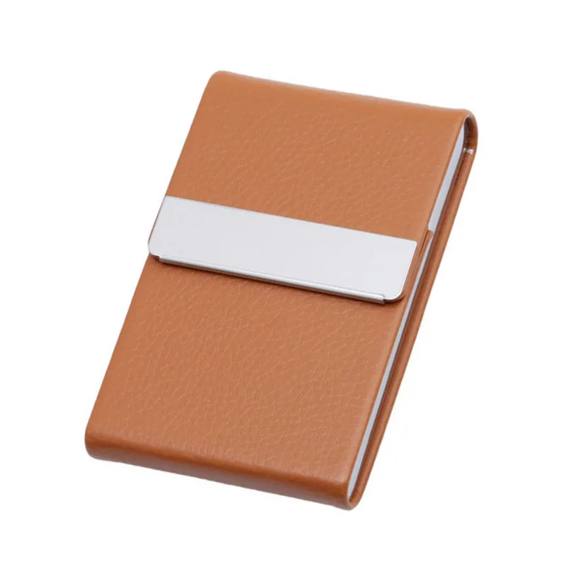 Zigarettenetui Mini Etui 7 Zigaretten Dose Metall Box Kunst Leder Tabakdose Neu