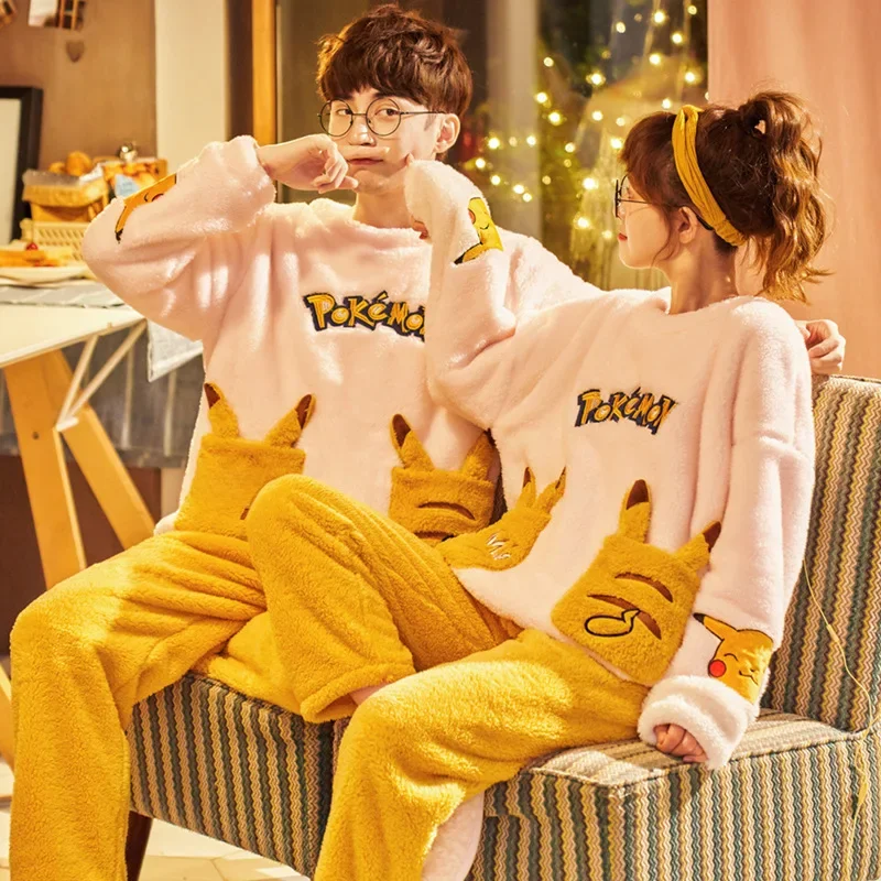 Damen Herren Freizeitanzug Teddy Hausanzug Jogginganzug Fleece Schlafanzug
