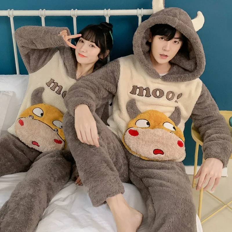 Damen Herren Freizeitanzug Teddy Hausanzug Jogginganzug Fleece Schlafanzug