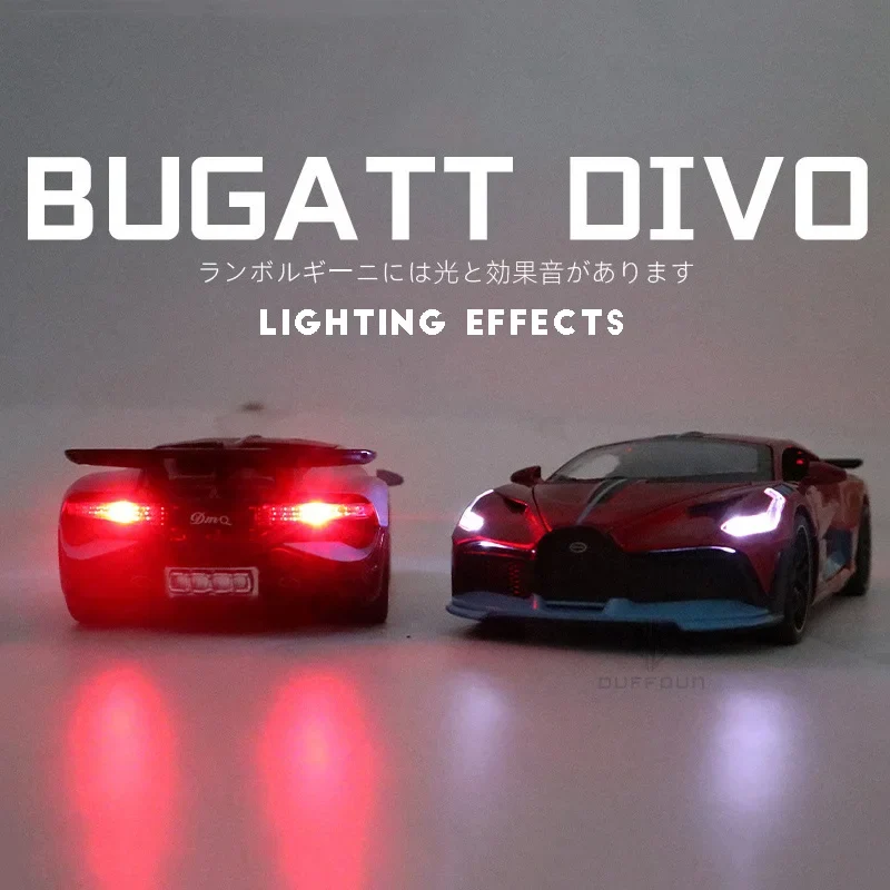 Bugatti Divo 1:32 Diecast Metall Modellauto Spielzeug für Kinder Automodell