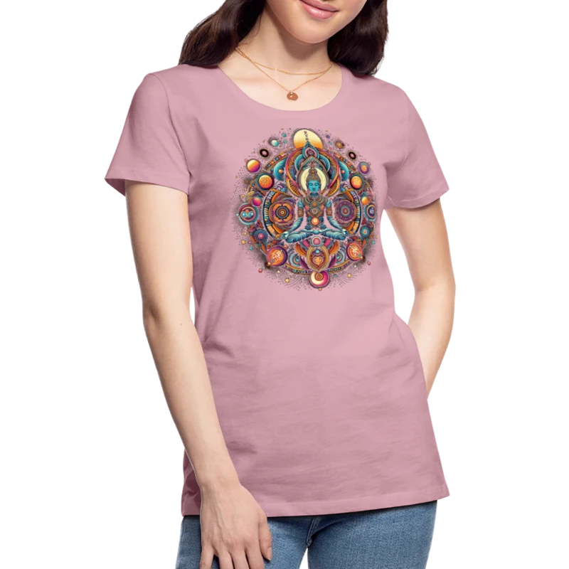 Damen Sommer Top Spirituelles Yoga T-Shirt Rundhals Streetwear lockeres Damentop