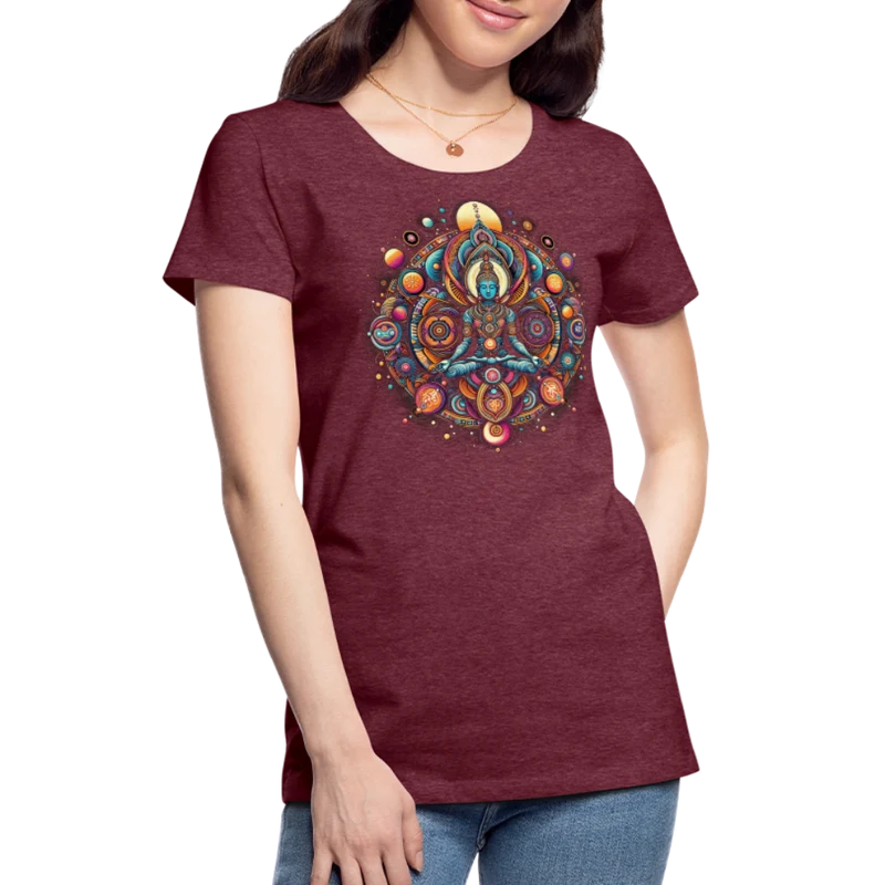 Damen Sommer Top Spirituelles Yoga T-Shirt Rundhals Streetwear lockeres Damentop