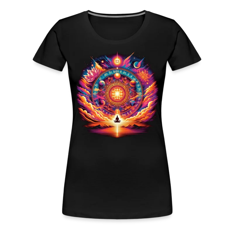 Damen Sommer Top Spirituelles Yoga T-Shirt Rundhals Streetwear lockeres Damentop