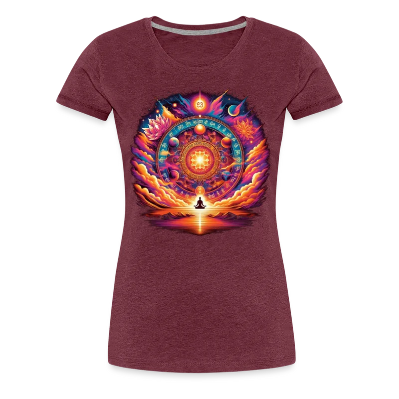 Damen Sommer Top Spirituelles Yoga T-Shirt Rundhals Streetwear lockeres Damentop