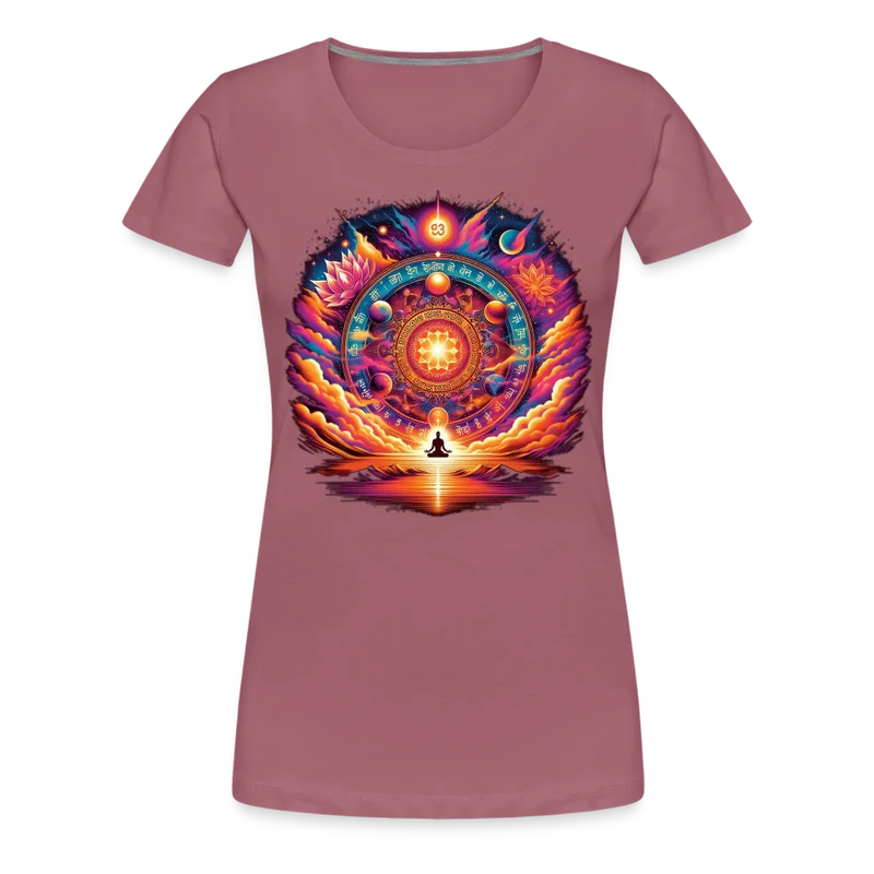 Damen Sommer Top Spirituelles Yoga T-Shirt Rundhals Streetwear lockeres Damentop