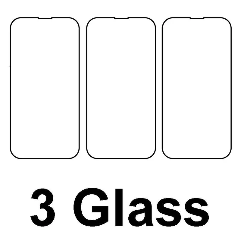 3x Panzerfolie Glas Schutz Folie Full Screen Schutz Für iPhone 13 Displayschutz