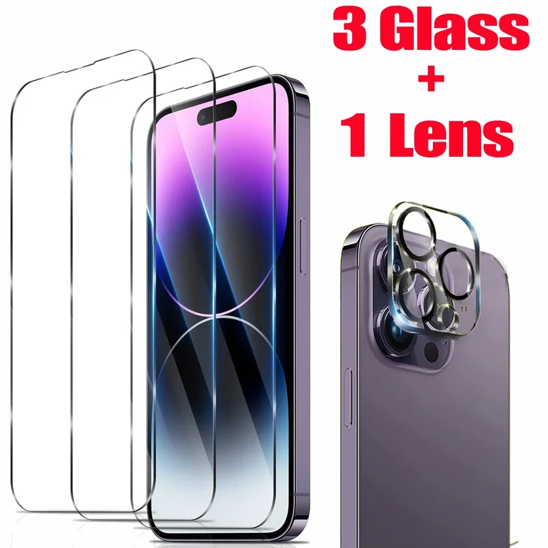 3x Panzerfolie Glas Schutz Folie Full Screen Schutz Für iPhone Displayschutz