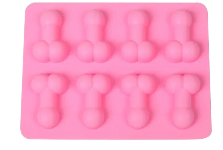 3D Silikon Eiswürfelform Penis Skull Party Eiswürfel Cocktails Eiswürfelschale