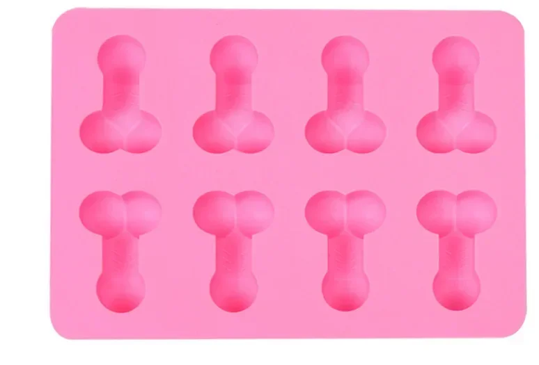 3D Silikon Eiswürfelform Penis Skull Party Eiswürfel Cocktails Eiswürfelschale