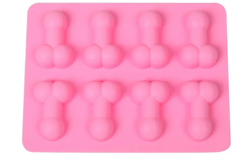 3D Silikon Eiswürfelform Penis Skull Party Eiswürfel Cocktails Eiswürfelschale
