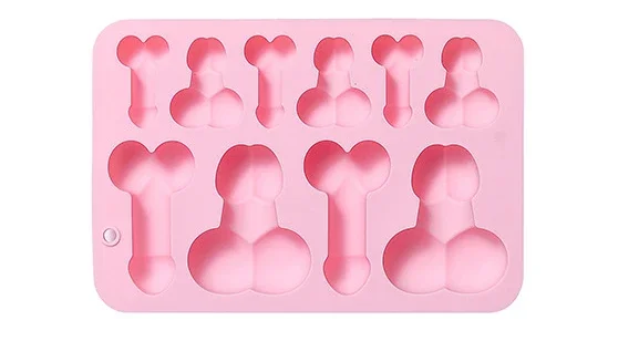 3D Silikon Eiswürfelform Penis Skull Party Eiswürfel Cocktails Eiswürfelschale