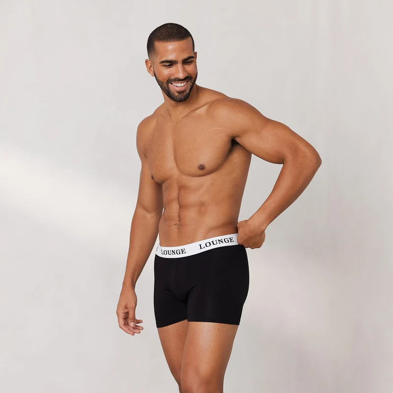 Everyday Herren-Boxer (3er Paket) - Schwarz