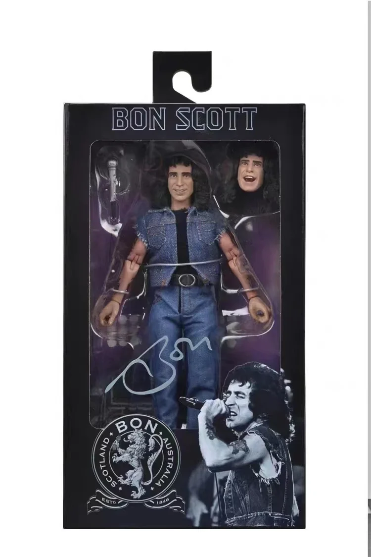 Bon Scott Angus Young Action Figur Model Spielzeug Figuren 18cm Action-figur