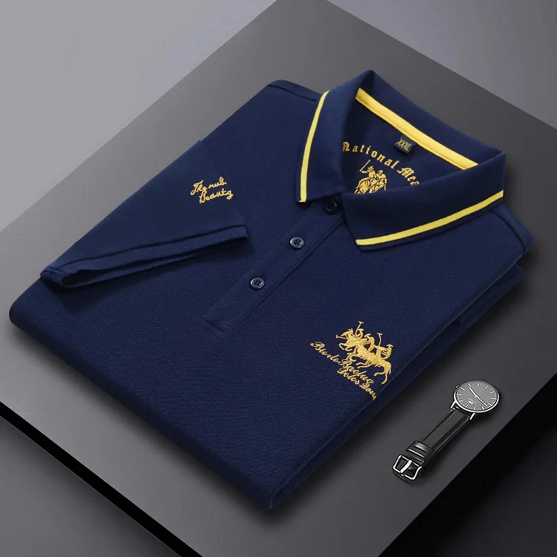 Herren Fashion Poloshirt POLO Shirt T-Shirt Kurzarm Zipper Hemd Polohemd NEU