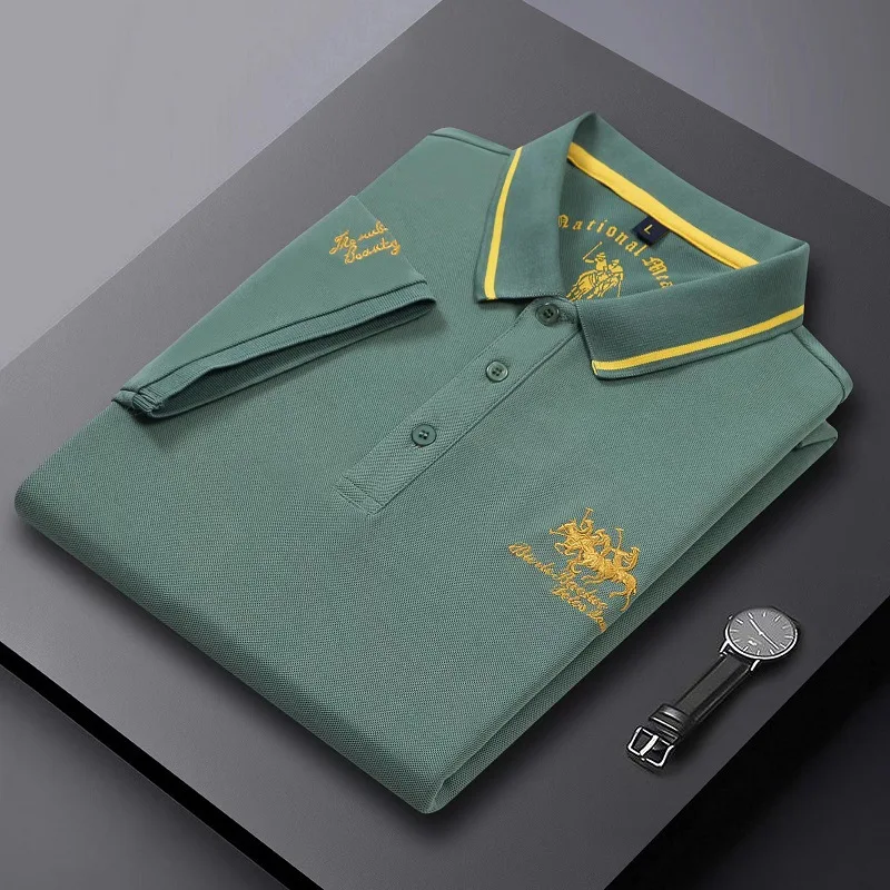 Herren Fashion Poloshirt POLO Shirt T-Shirt Kurzarm Zipper Hemd Polohemd NEU