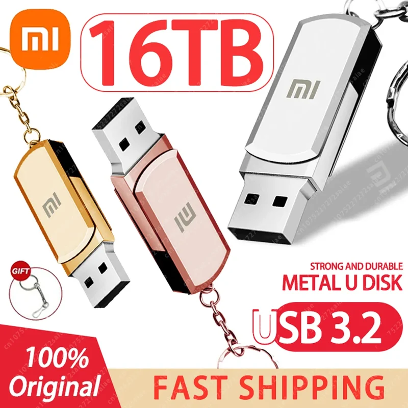 USB Stick 16TB 8TB USB 3.2 Flash Speicherstick Memorystick USB Speicher 2TB 1TB
