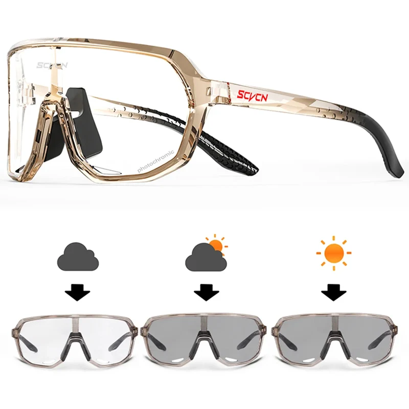 Fahrradbrille Klare Sonnenbrille polarisierte Brille Multi Spiegelbrille UV400