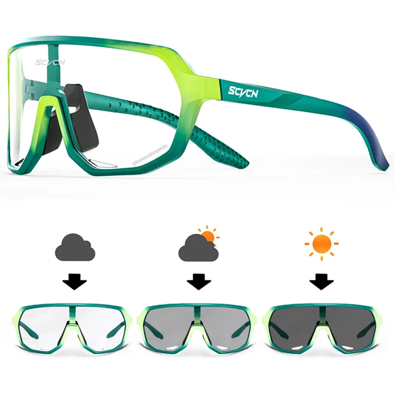 Fahrradbrille Klare Sonnenbrille polarisierte Brille Multi Spiegelbrille UV400