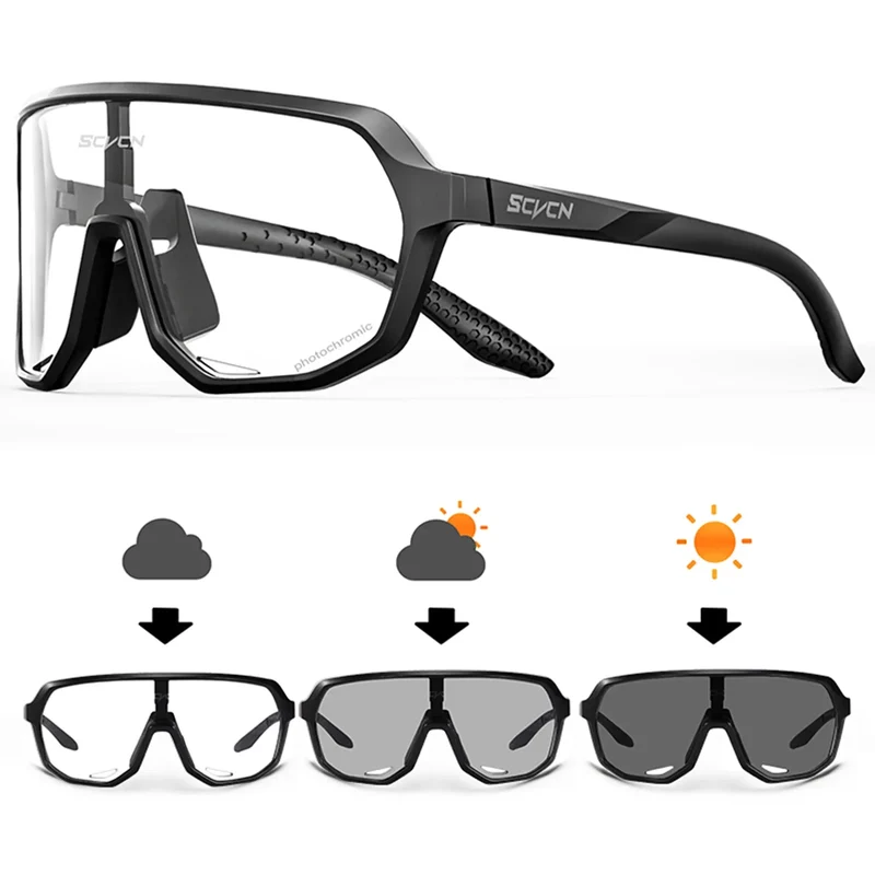 Fahrradbrille Klare Sonnenbrille polarisierte Brille Multi Spiegelbrille UV400