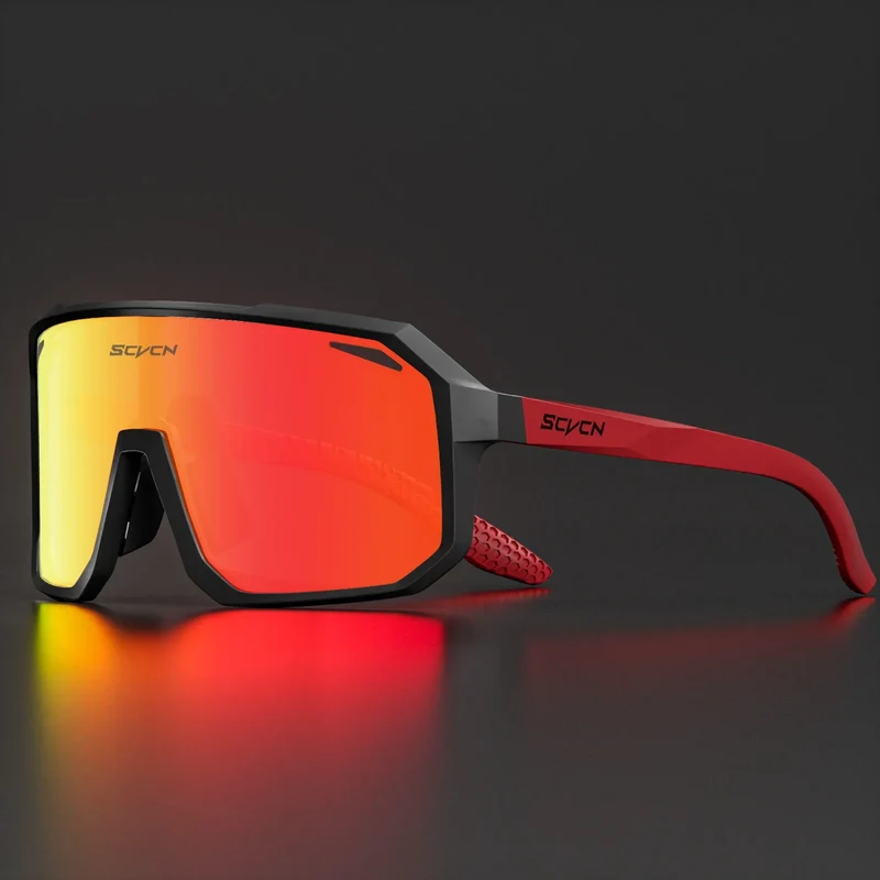 Fahrradbrille Klare Sonnenbrille polarisierte Brille Multi Spiegelbrille UV400