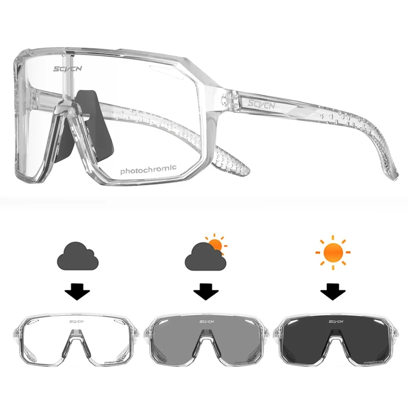 Fahrradbrille Klare Sonnenbrille polarisierte Brille Multi Spiegelbrille UV400