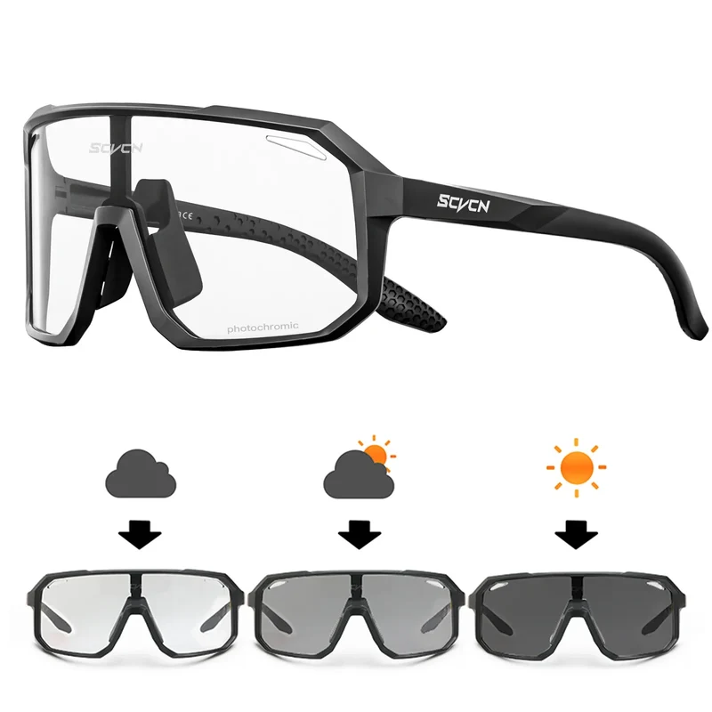 Fahrradbrille Klare Sonnenbrille polarisierte Brille Multi Spiegelbrille UV400