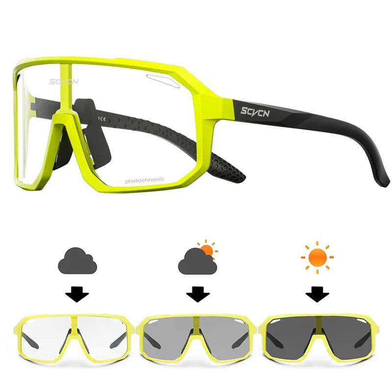 Fahrradbrille Klare Sonnenbrille polarisierte Brille Multi Spiegelbrille UV400