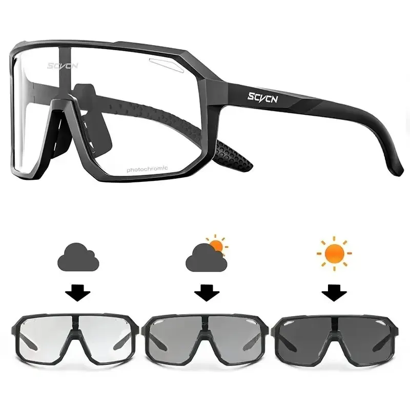 Fahrradbrille Klare Sonnenbrille polarisierte Brille Multi Color Spiegelbrille